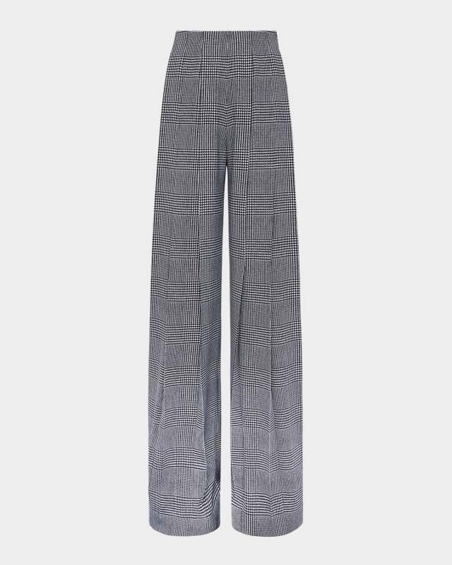 Nova Pleated Houndstooth Pants